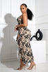 Sariah Velvet Burnout Cutout Maxi Dress